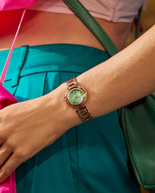 Citizen L Arcly Green Dial Stainless Steel Bracelet EM1113 58Y CITIZEN